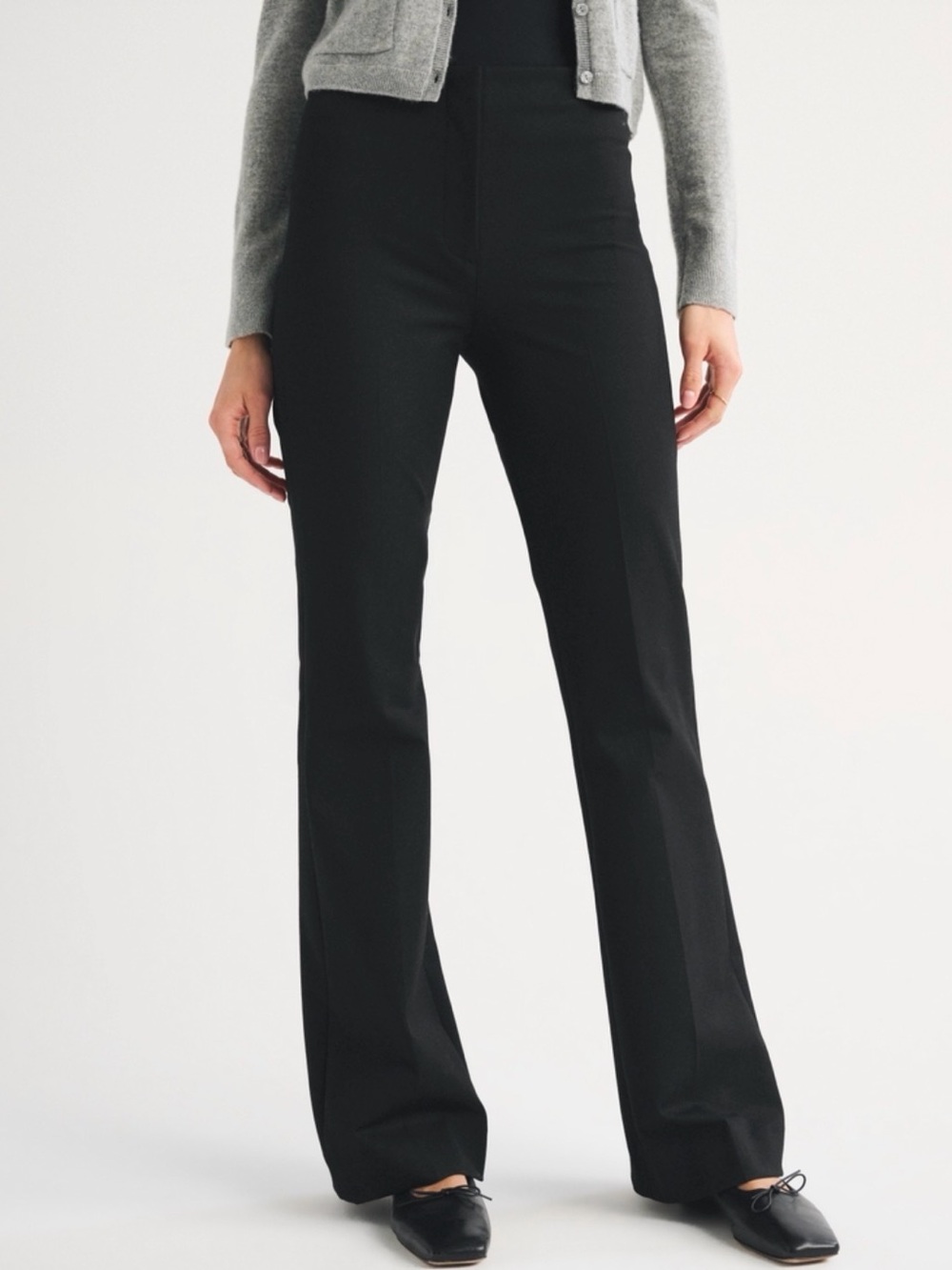 Abercrombie & Fitch Forme Bootcut Pants - Black - 28 Long